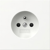 Gira Steckdose mit Erdungsstift weiß, Retail