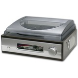 Karcher KA 8050, Kompaktanlage braun/silber, Plattenspieler, Lautsprecher