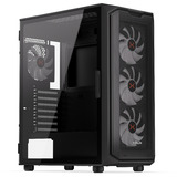 Krux Krux Orona, Tower-Gehäuse schwarz, Tempered Glass