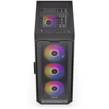 Krux Krux Orona, Tower-Gehäuse schwarz, Tempered Glass