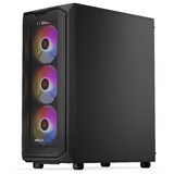 Krux Krux Orona, Tower-Gehäuse schwarz, Tempered Glass