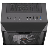  Krux Orona, Tower-Gehäuse schwarz, Tempered Glass