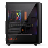 Krux Orona, Tower-Gehäuse schwarz, Tempered Glass