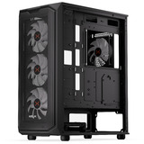  Krux Orona, Tower-Gehäuse schwarz, Tempered Glass