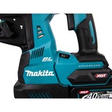 Makita Akku-Kombihammer HR004GM201 XGT, 40Volt, Bohrhammer blau/schwarz, 2x Li-Ionen Akku 4Ah, MAKPAC