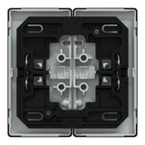 Merten Doppelwippe für Serien- und Doppeltaster-Einsatz, 2-fach, Metall bronze, Retail