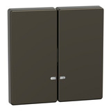 Merten Doppelwippe für Serien- und Doppeltaster-Einsatz, 2-fach, Metall bronze, Retail