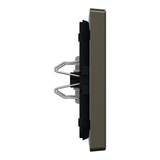 Merten Doppelwippe für Serien- und Doppeltaster-Einsatz, 2-fach, Metall bronze, Retail