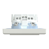 Merten Schutzkontaktsteckdose mit Schraubklemme und erhöhtem Berührungsschutz weiß, Retail