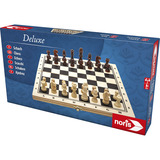 Noris Deluxe Holz - Schach, Brettspiel 