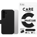 PanzerGlass Wallet Case mit Kickstand, Handyhülle schwarz, Samsung Galaxy S25+