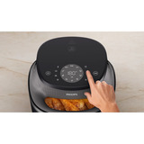 Philips Airfryer 3000 Series NA330/00 , Heißluftfritteuse schwarz, 1.700 Watt, Korb 6,2 Liter