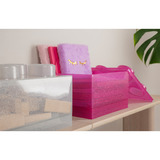 Room Copenhagen LEGO Storage Brick 4 Top Lid Glitter , Aufbewahrungsbox transparent