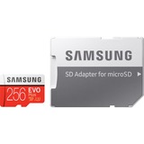 SAMSUNG EVO Plus 32 GB microSDHC, Speicherkarte rot/weiß, UHS-I U1, Class 10