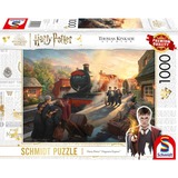 Schmidt Spiele Thomas Kinkade Studios: Wizarding World Harry Potter - Hogwarts Express, Puzzle 1000 Teile