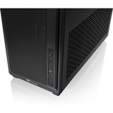 Thermaltake TR300 TG Black, Tower-Gehäuse schwarz, Tempered Glass