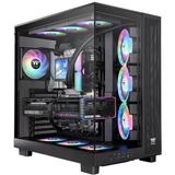 Thermaltake View 380 XL TG ARGB , Tower-Gehäuse schwarz, Tempered Glass x 2