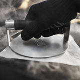 Weber Smashed Burger Set, für Plancha, 4-teilig , Presse edelstahl/schwarz