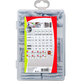 fischer Meister-Box Universaldübel UX / UX-R hellgrau, 110-teilig