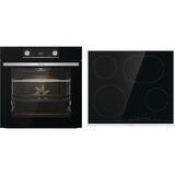 gorenje Black Steam Set, Backofen-Set schwarz