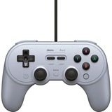 8BitDo Pro 2 Wired PS, Gamepad grau