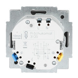Busch-Jaeger Fehlerstromschutzschalter Einsatz Steckdose CEE 7/3 Typ F edelstahl, Retail