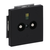 Busch-Jaeger Potentialausgleich Dose zweifach Unterputz schwarz (matt), Retail