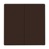 Busch-Jaeger Wippe zweiteilig Serien Wechselschalter Wechselschalter braun, Retail