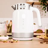 Cecotec ThermoSense 600 Touch White Electric Kettle, Wasserkocher weiß/edelstahl, 2.200 Watt, 1,7 Liter