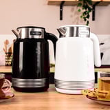 Cecotec ThermoSense 600 Touch White Electric Kettle, Wasserkocher weiß/edelstahl, 2.200 Watt, 1,7 Liter