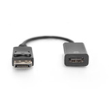 Digitus 4K DisplayPort auf HDMI Adapter / Konverter schwarz