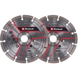 EINHELL Diamant-Trennscheiben 4350736, Ø 125mm 2 Stück, für Mauernutfräsen