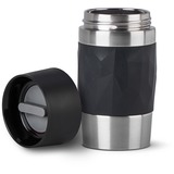 Emsa TRAVEL MUG Compact Thermobecher schwarz/edelstahl, 0,3 Liter, Drehverschluss