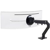 Ergotron HX Monitor Arm mit HD-Gelenk, Monitorhalterung schwarz, für ultrabreite Curved Monitore