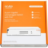 Hewlett Packard Enterprise Networking Instant On Switch 8 Anschlüsse Gigabit CL4 PoE 64 W 1430 
