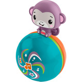 Mattel Musik-Äffchen-Ball, entwicklungsförderndes Aktivitätsspielzeug für Babys, Musikspielzeug 