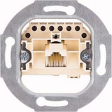 Merten Universal Anschluss Einheit Einsatz 8, Buchse weiß, Retail