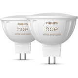 Philips Hue White & Color Ambiance MR16 Smarter Spot 400 lm Doppelpack, LED-Lampe 
