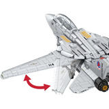 Revell Maverick's F-14A Tomcat "Top Gun" - Brick System, Konstruktionsspielzeug Maßstab: 1:32