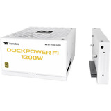 Thermaltake Dockpower FI 1200W Snow, PC-Netzteil weiß, 1x 12-Pin High Power GPU, 5x PCIe, Kabelmanagement, 1200 Watt