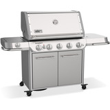 Weber Gasgrill Summit FS38 S, Edelstahl edelstahl, mit CRAFTED Basis-Rahmen und Sear Zone