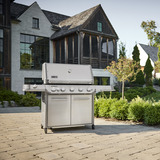 Weber Gasgrill Summit FS38 S, Edelstahl edelstahl, mit CRAFTED Basis-Rahmen und Sear Zone