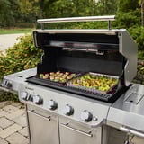 Weber Gasgrill Summit FS38 S, Edelstahl edelstahl, mit CRAFTED Basis-Rahmen und Sear Zone