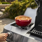 Weber Gasgrill Summit FS38 S, Edelstahl edelstahl, mit CRAFTED Basis-Rahmen und Sear Zone