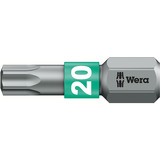 Wera Kraftform Kompakt 20 RA-R, Bit-Satz schwarz/grün, 6-teilig, 1/4", mit Ratschenfunktion und Rapidaptor Schnellwechselfutter