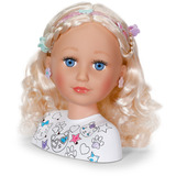 ZAPF Creation BABY born Stylingkopf Bemalen & Frisieren, Schmink- und Frisierkopf 