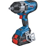 Bosch Akku-Schlagschrauber BITURBO GDS 18V-1000 C Professional, 18Volt blau/schwarz, 2x Akku ProCORE18V 8,0Ah, Bluetooth Modul, 1/2", in L-BOXX