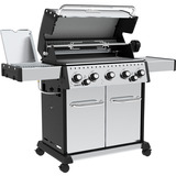 Broil King Gasgrill Baron S 590 IR edelstahl, mit Infrarot-Seitenbrenner und Heckbrenner