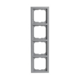 Busch-Jaeger Rahmen vierfach, future linear, Plattform 63, Unterputzmontage, Kunststoff, matt Retail