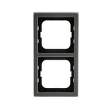 Busch-Jaeger Rahmen zwei-fach pur Edelstahl 1722-866K Edelstahl Anti Fingerprint matt edelstahl, Retail